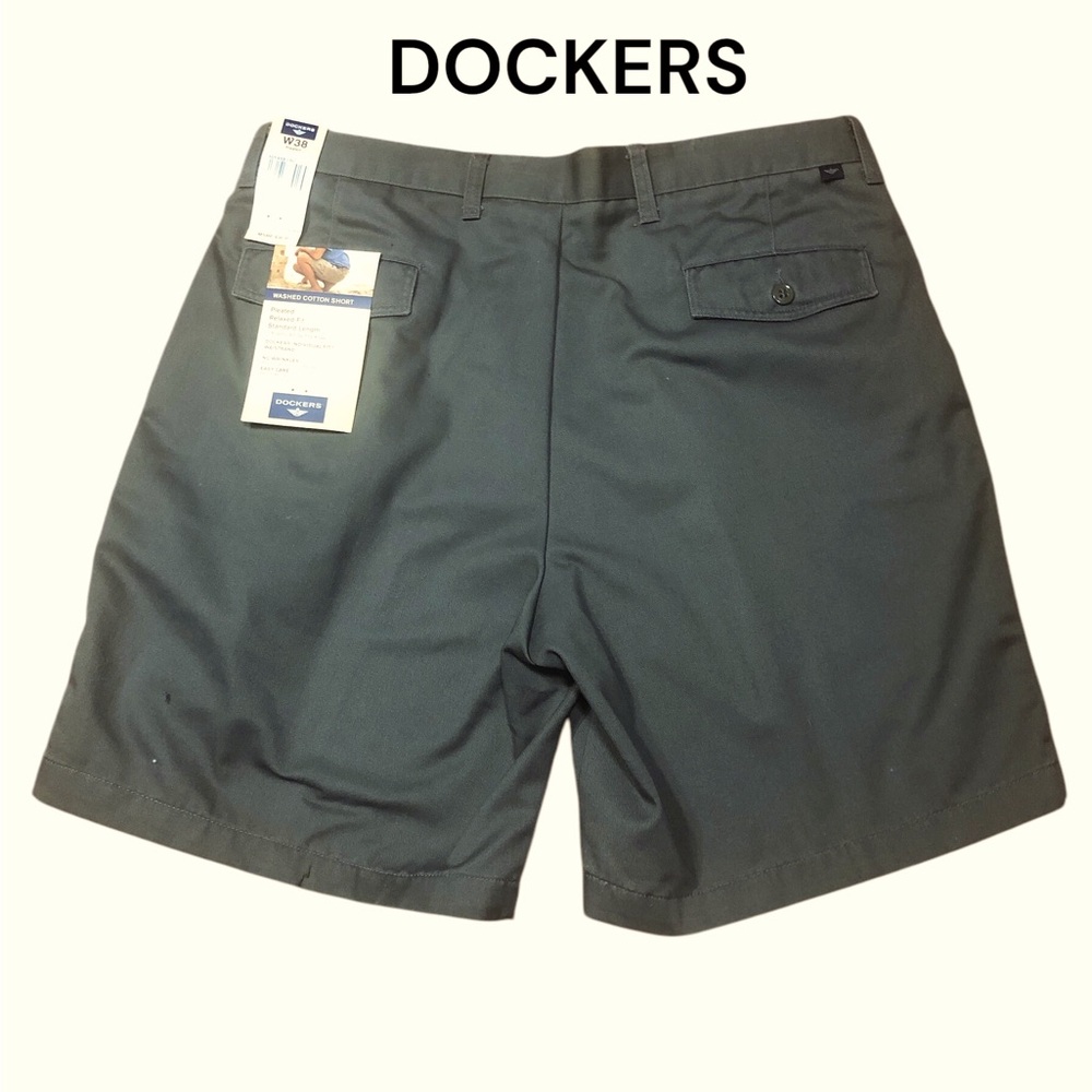 DOCKERS pleated relaxed fit shorts